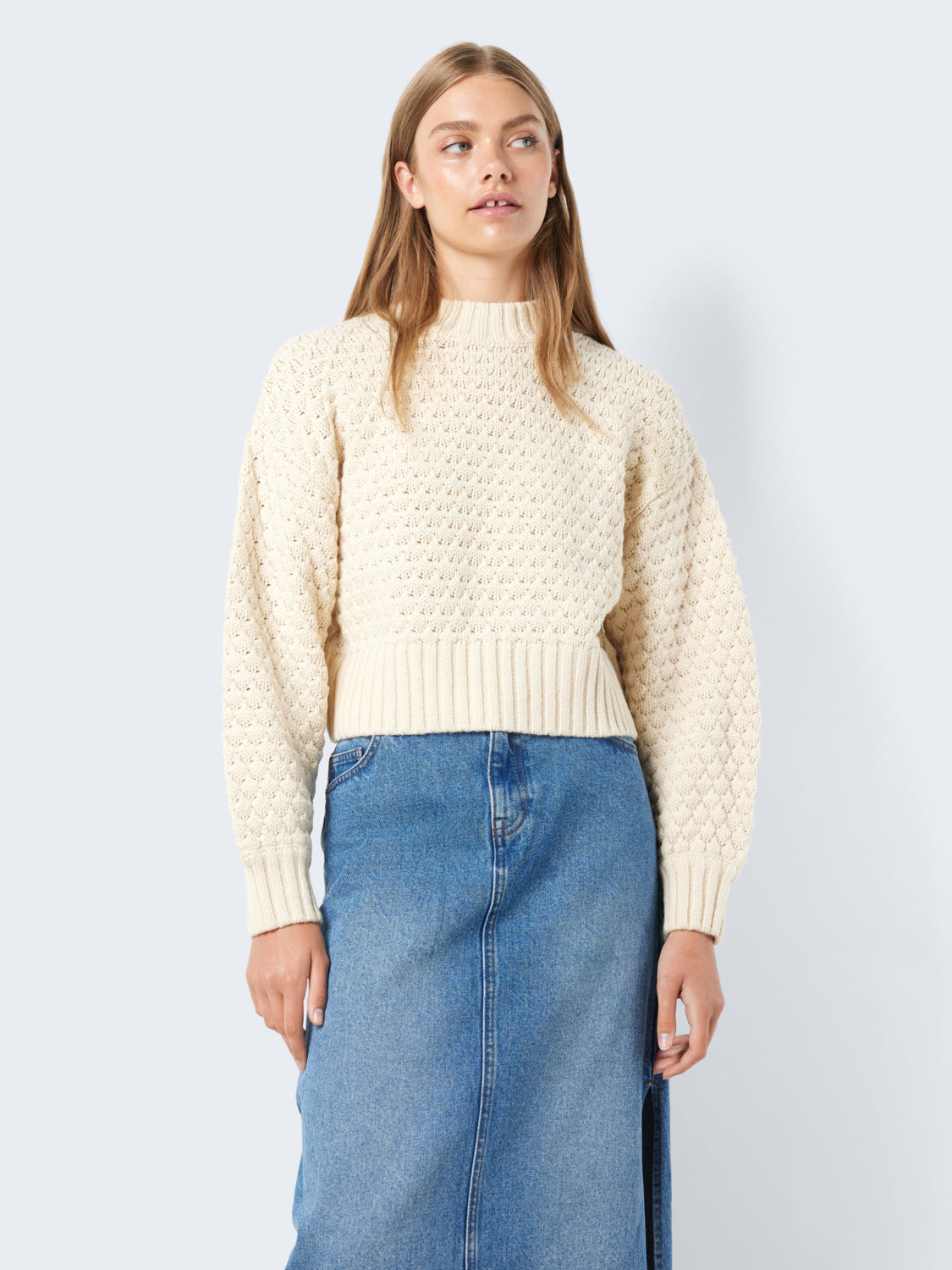 NMBILLY Pullover - Pearled Ivory